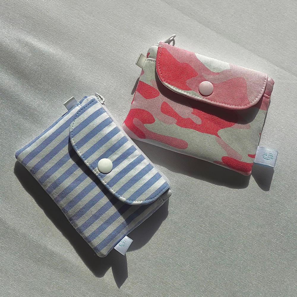 글린키 fabric card wallet 핸드메이드 패브릭 카드지갑 (2 color)