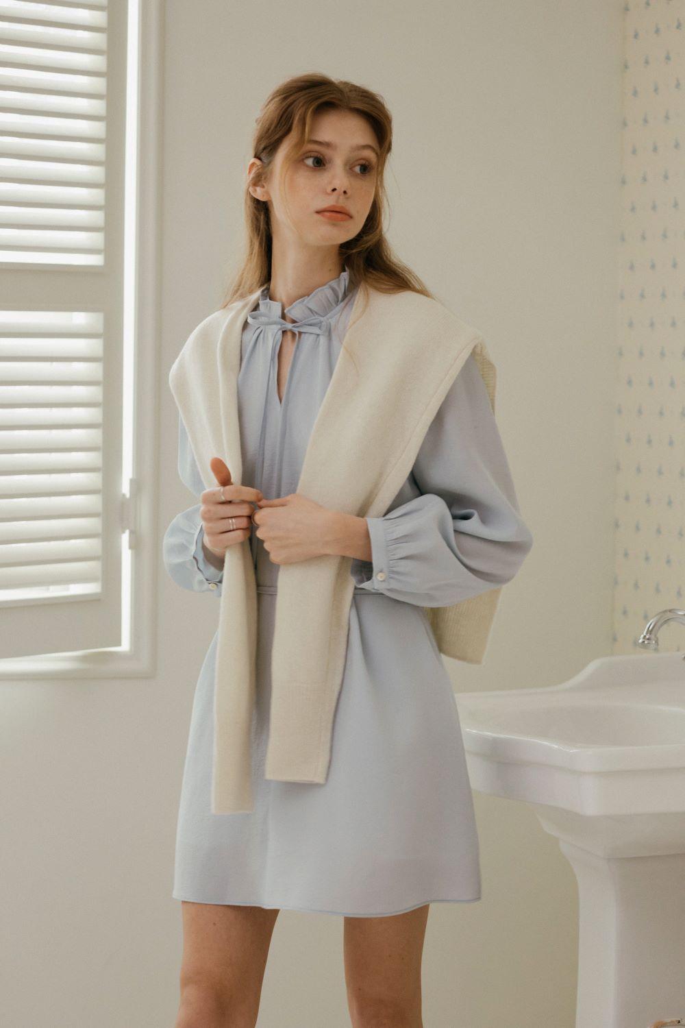 Sophia flare one-piece (Sky blue)