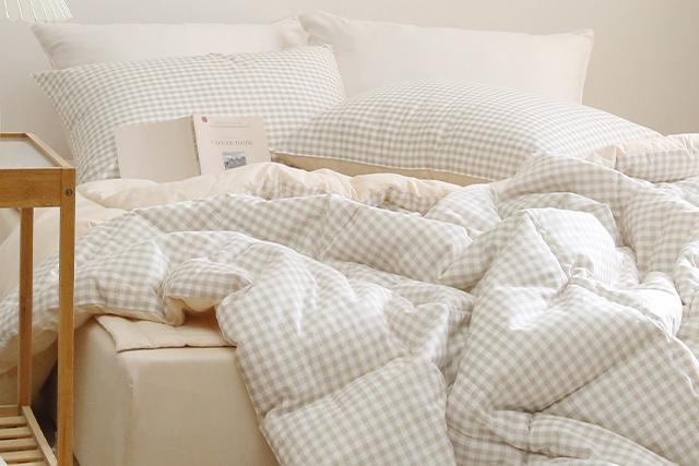 인디체크 순면 사계절 차렵이불세트 SS/Q/K/EK 4색상