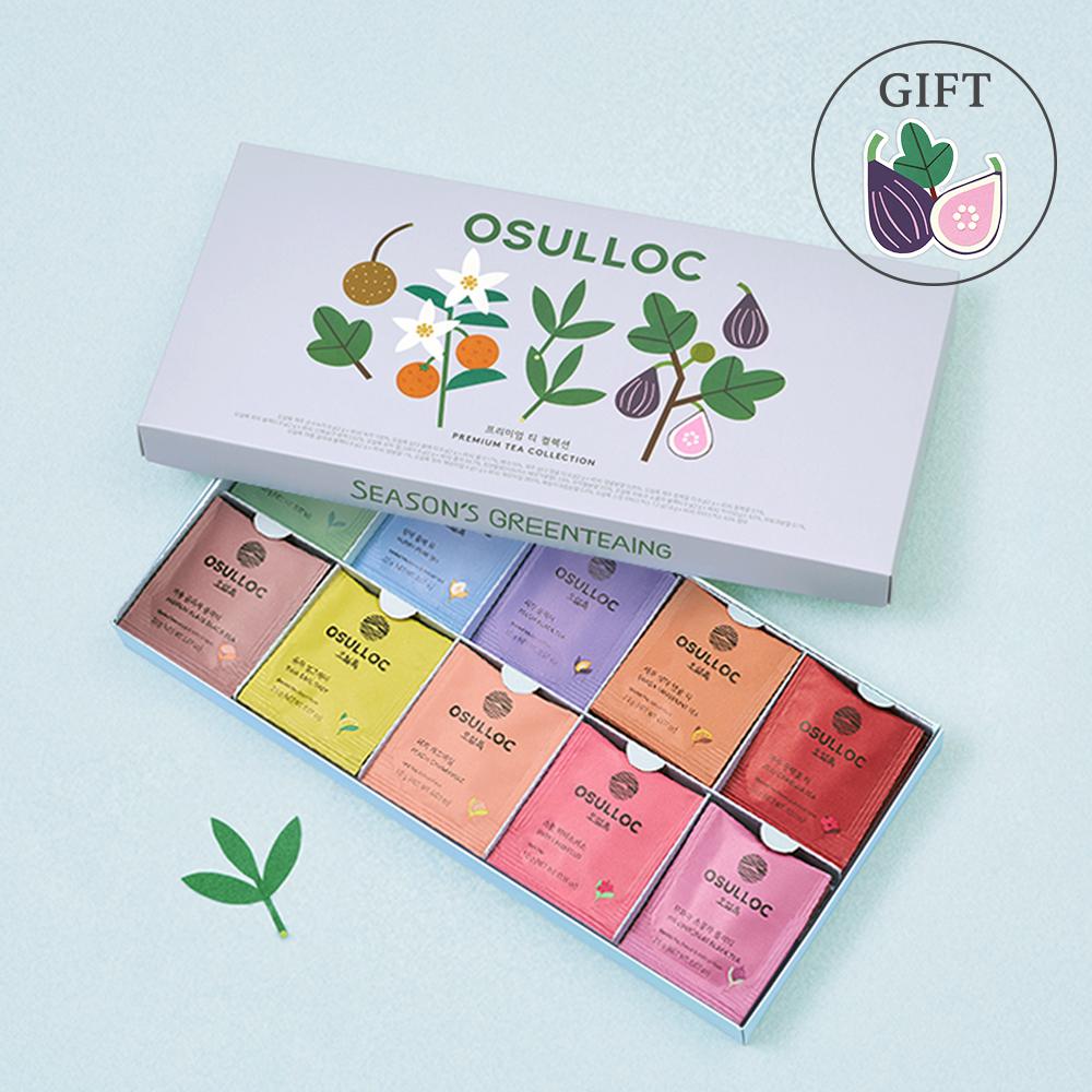 10가지맛 베스트 TEA, 오설록 프리미엄 티 컬렉션 (10종 40입)