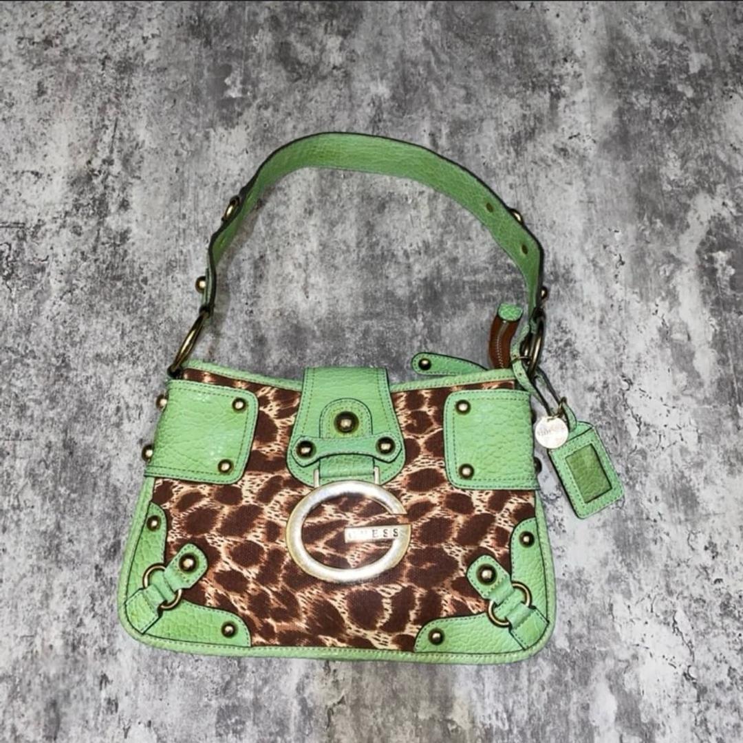 GUESS게스 Y2k 레오파드 숄더백 | 후루츠패밀리