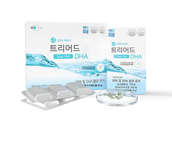 TRIAD DHA 60캡슐 x 2Box (4개월)