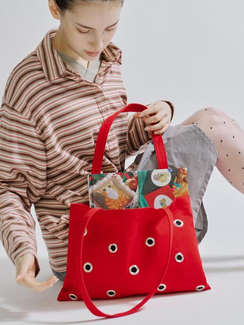 Eyelet Canvas Bag [4 color]