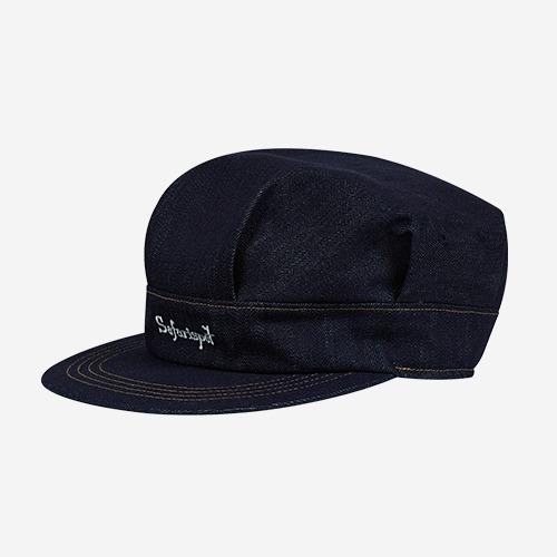 ULTIMATE LOGO DENIM RAILROAD CAP (NAVY)