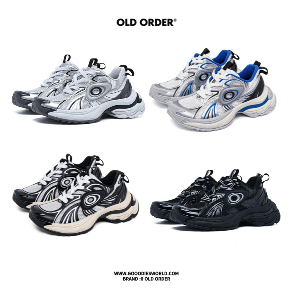 OLD ORDER 올드오더 터보 GT 운동화 화이트실버 메탈릭 운동화 TURBO GT