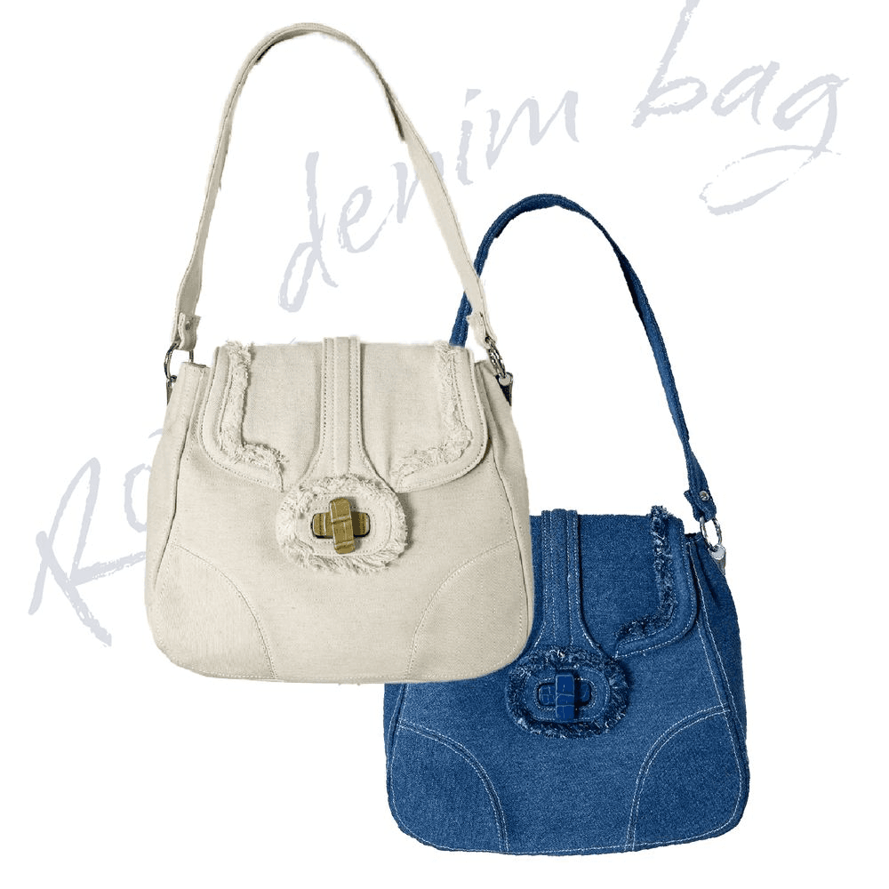 Salon Roxy denim bag (2color)