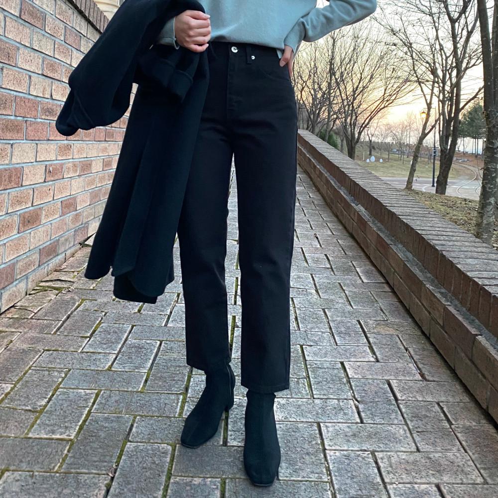 [당일발송] 드온도 스탠다드 블랙진