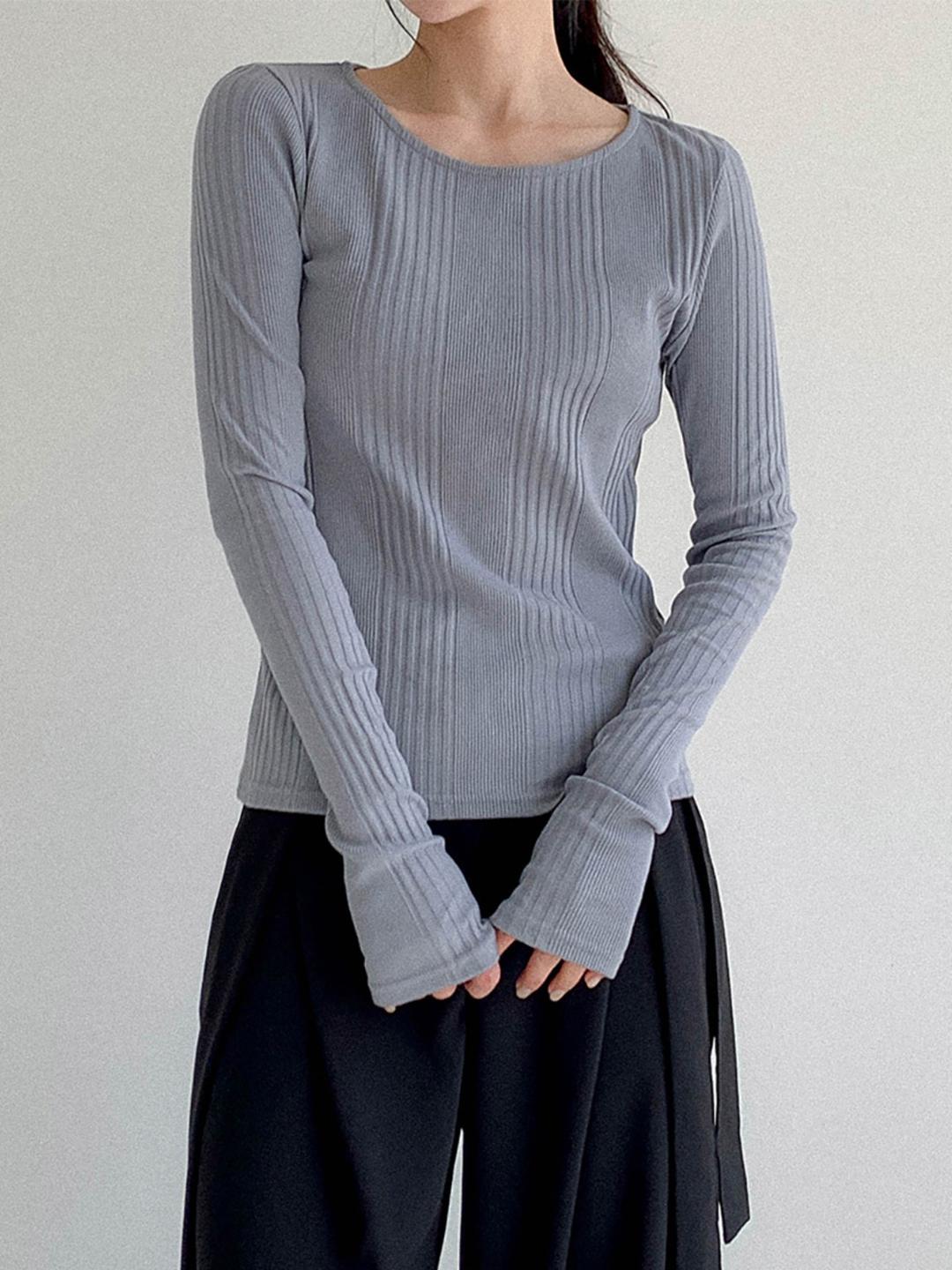 모렌 골지 티셔츠