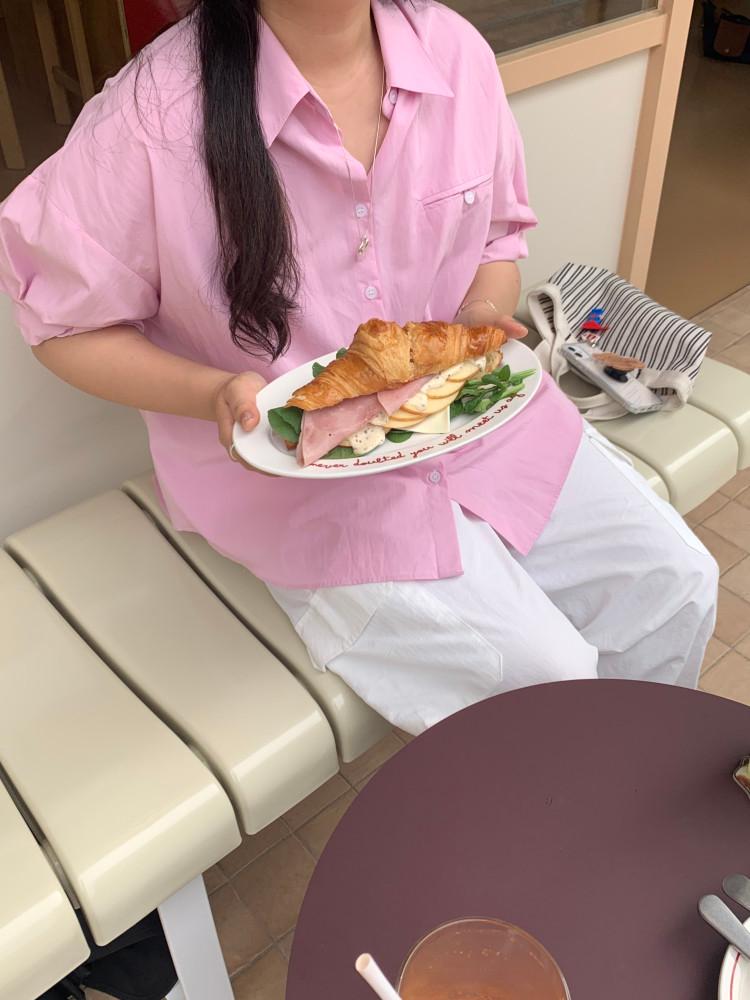 소소 루즈 롤업 셔츠 (2color) 추천!