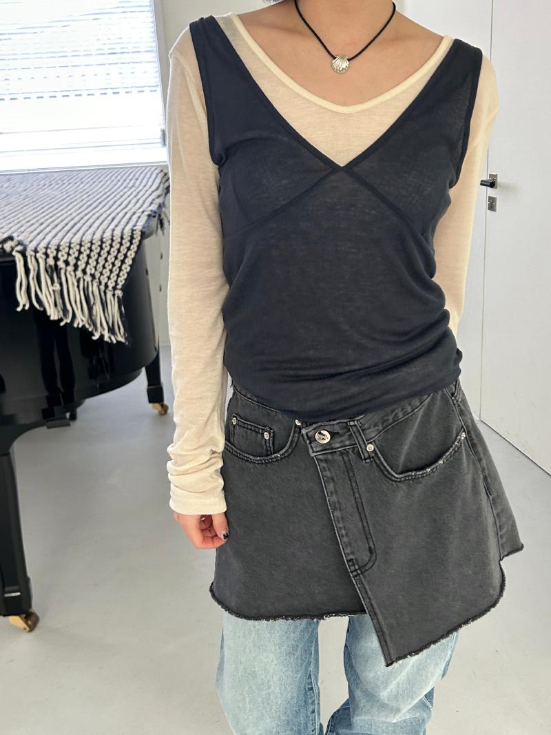 텐셀 셋업 티셔츠