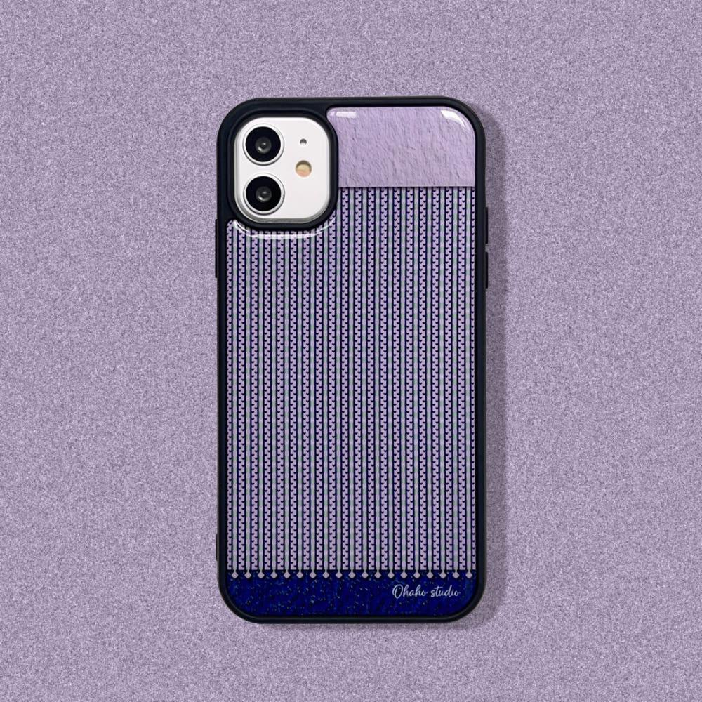 오하호스튜디오 Lilac Blue 라일락 블루 에폭시 범퍼 케이스 아이폰11