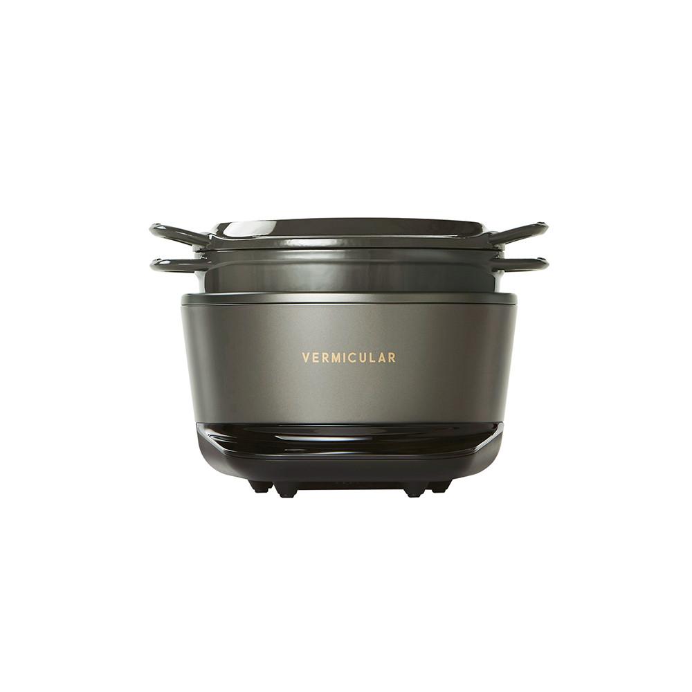 [버미큘라] 라이스팟 그레이 원터치 무쇠 솥밥 / 다기능 멀티쿠커 주물냄비 가마솥 전기밥솥