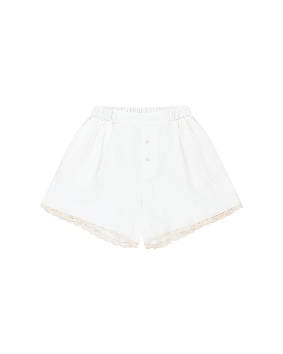Lace Shorts [IVORY]