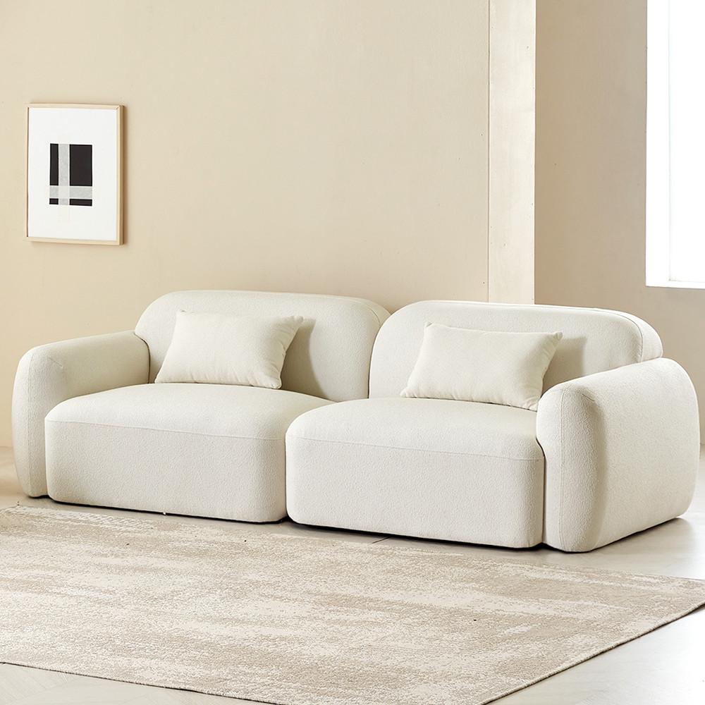 웰퍼니쳐 라넌 커스터마이징 패브릭 스마트 리볼브 모듈 소파 3인