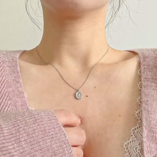 블프할인🖤 올 써지컬스틸 로즈 장미 목걸이 🖤