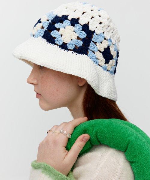 Knitted Bucket Hat [Ivory]