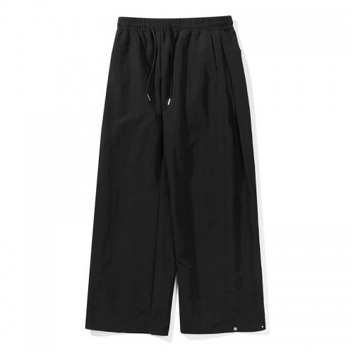 Ripstop Side Tuck Snap Pants Black