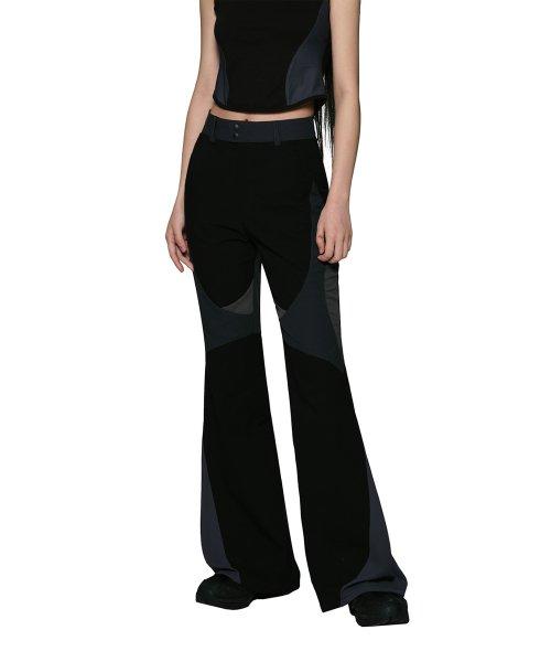 BOOTS CUT LONG PANTS - BLACK
