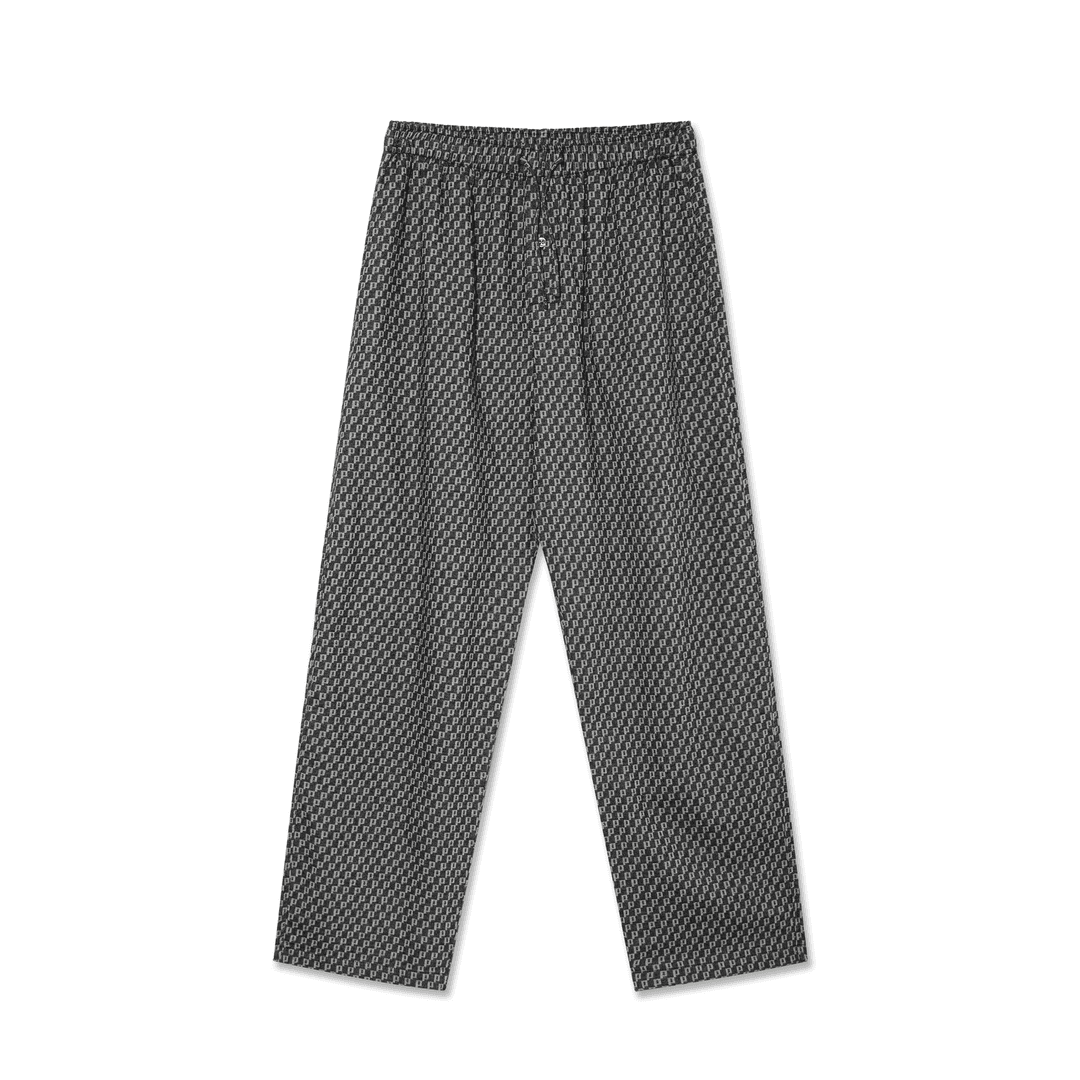 Pyjama Pants | P Pattern - Black / White - M