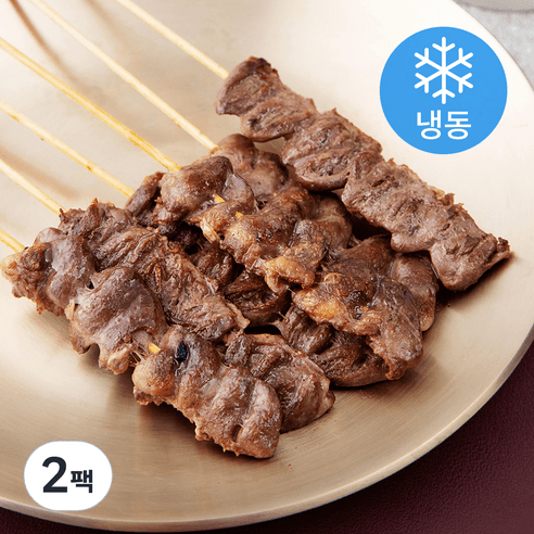 푸드장 염통꼬치 (냉동), 200g, 2팩 - 가공육 | 쿠팡