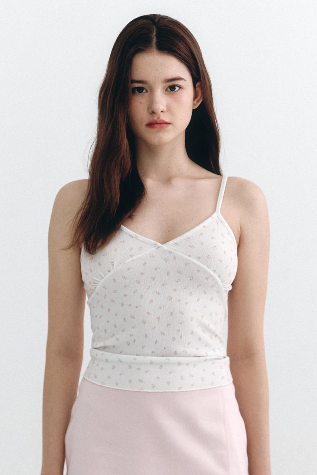 Flower Sleeveless Ivory