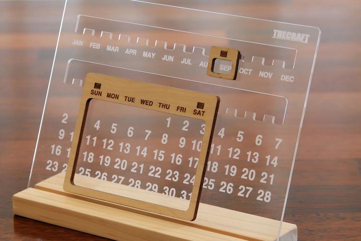 더크라프트 감성 만년달력 아크릴달력 탁상달력 캘린더 인테리어소품