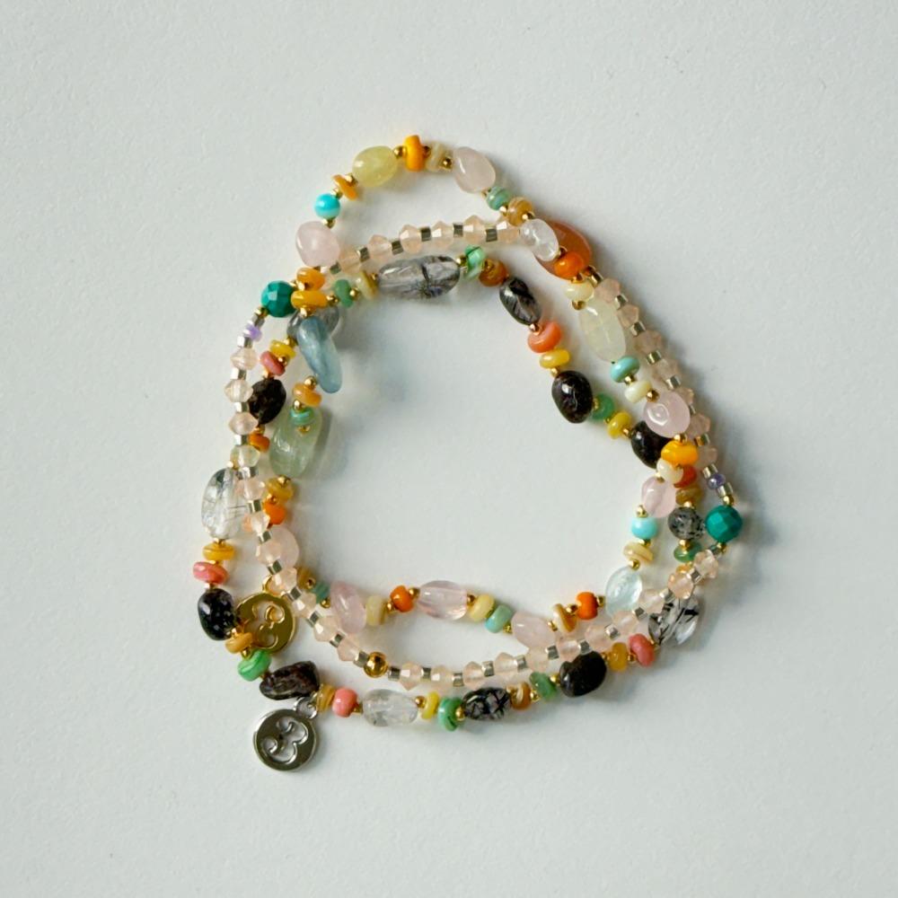 Tri / Gumdrop Bracelet / Grey
