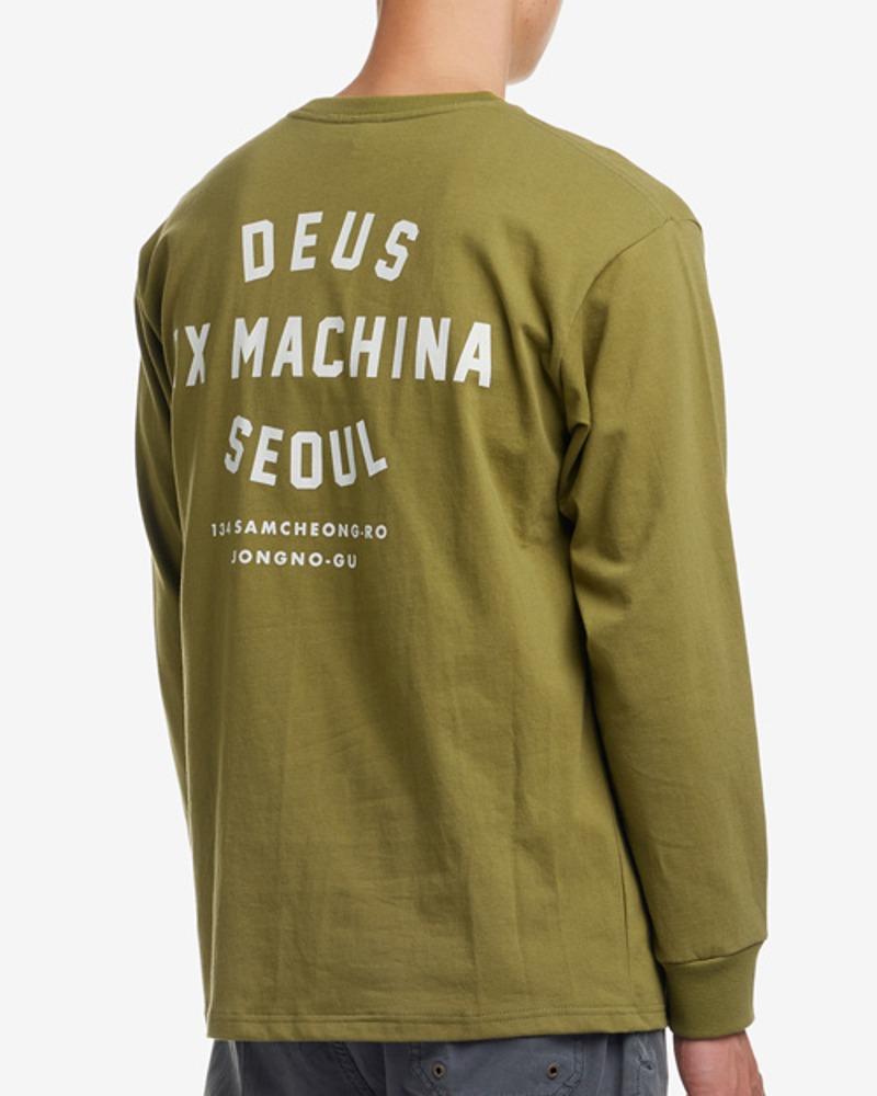 데우스 삼청 롱슬리브 티  SAMCHEONG L/S TEE (Rover Green)