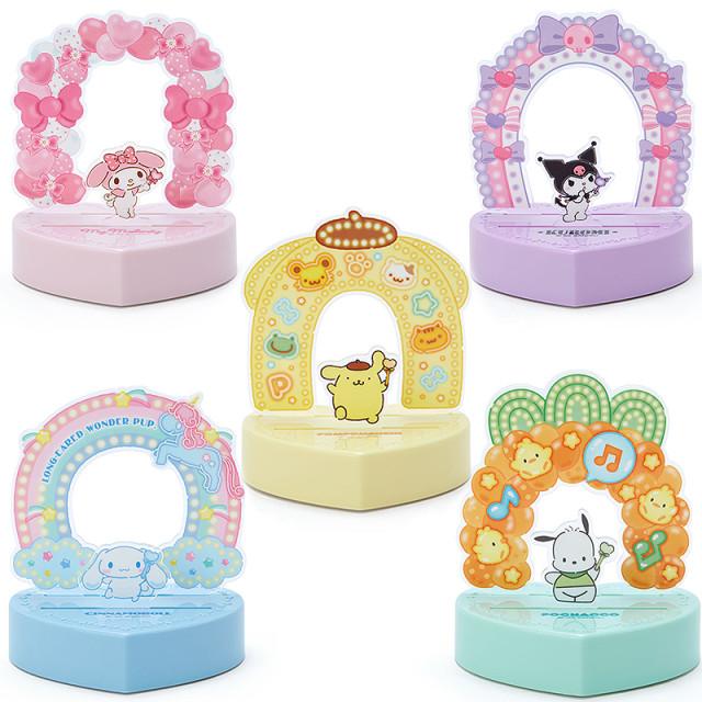 산리오 설렘 시리즈 라이트 아크릴 스탠드 3탄 마이멜로디 쿠로미 폼폼푸린 시나모롤 포차코