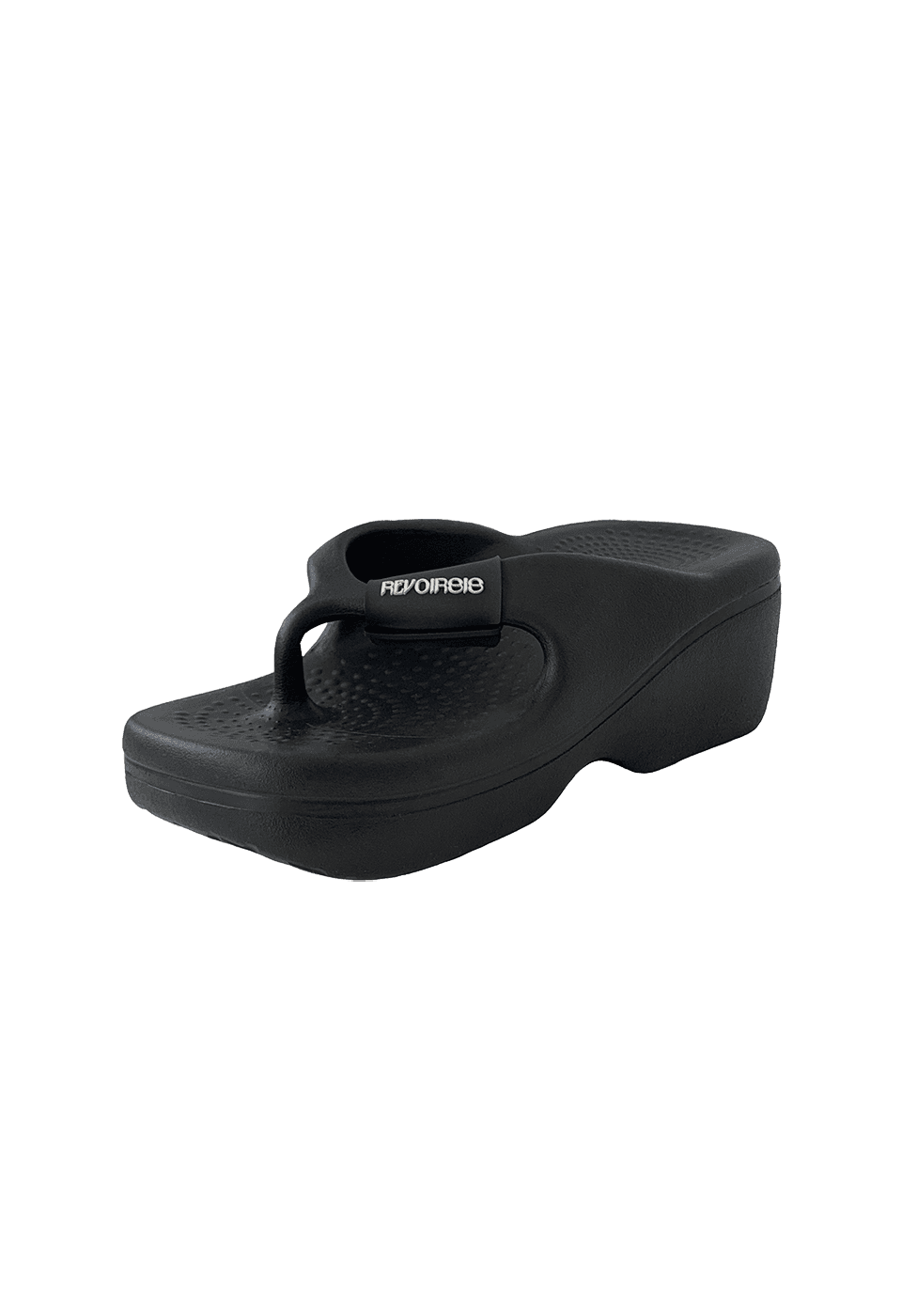 [리퍼브] RVIS lump flip-flop black