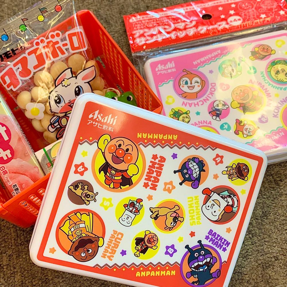 일본캐릭터소품 호빵맨 친구들 접이식 미니 수납박스