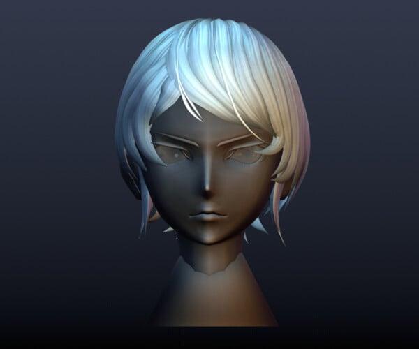 ArtStation - Female hair | Resources
