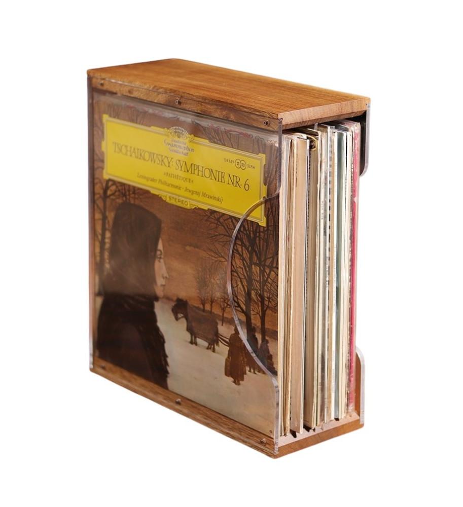 원목 LP 바이닐 보관함 수납장 전시 거치대 레코드 엘피장 CD DVD 보관랙