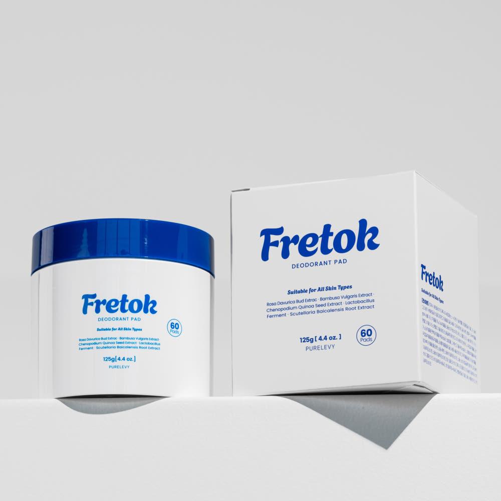 퓨어레비 프레톡 데오드란트 패드 60매(125g) 겨드랑이 땀 냄새 암내제거 겨땀냄새