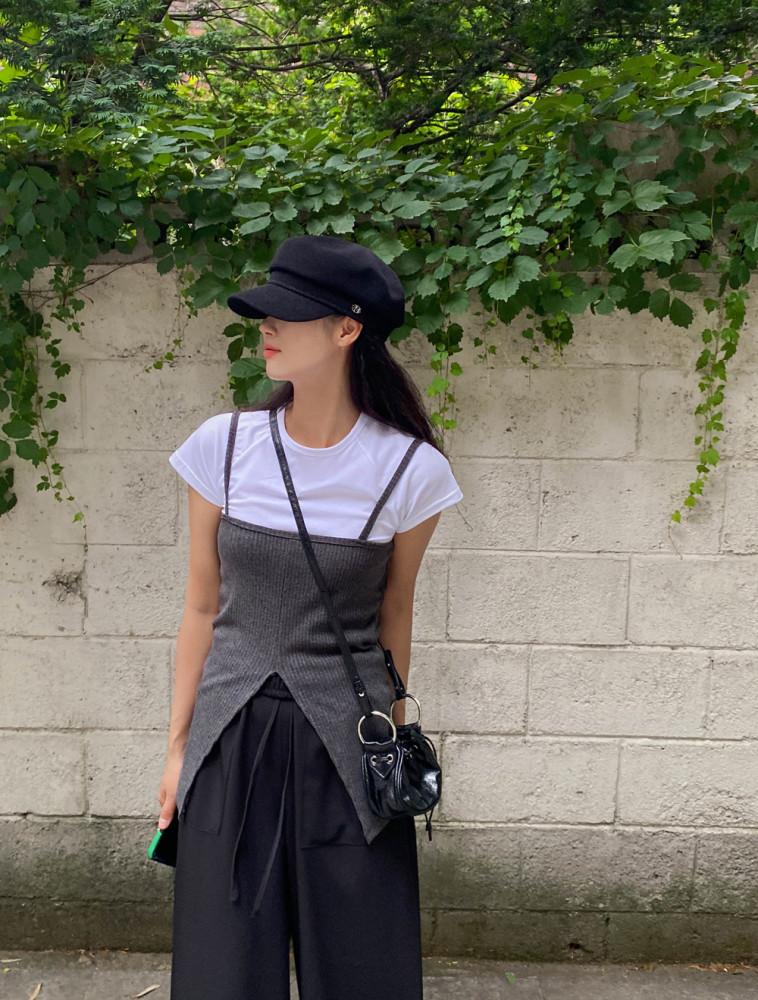 코스 리버시블 슬릿 나시 (3color)