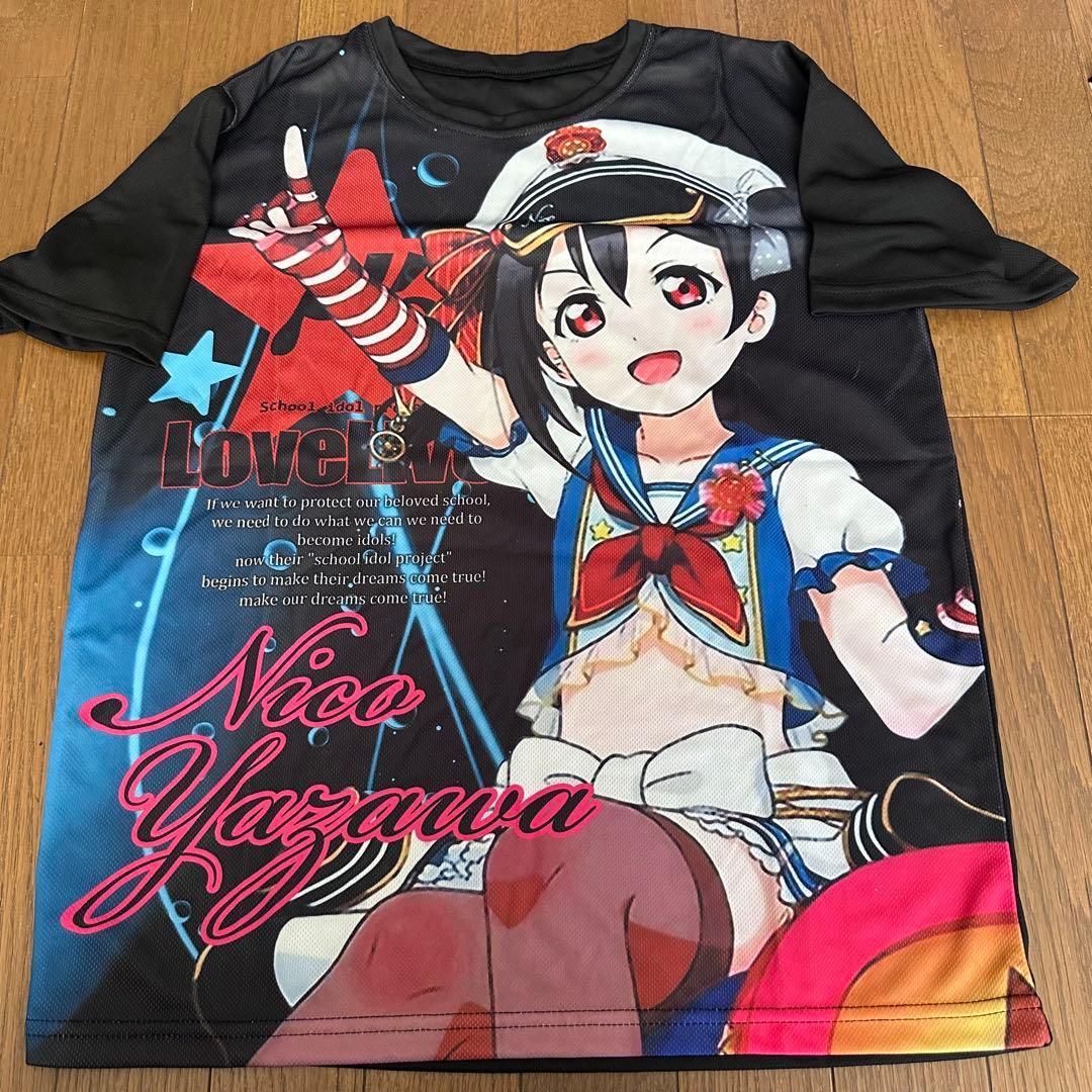 ラブライブ！μ’s矢澤にこ 美少女アニメ　フルグラTシャツ　②