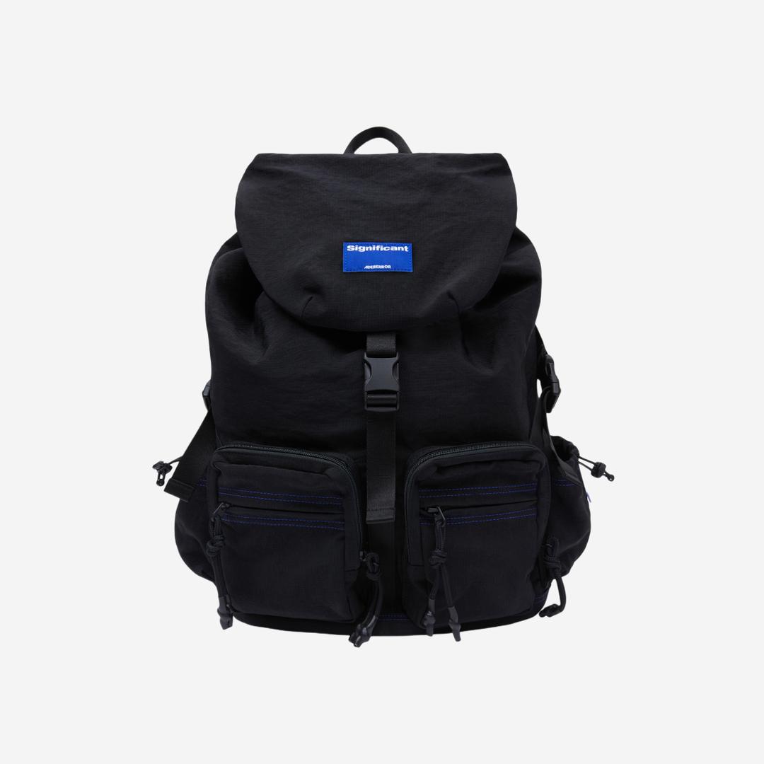 Ader Error Significant Tag Backpack 01 Noir