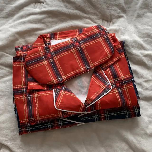 [홈웨어]타탄체크 파자마set