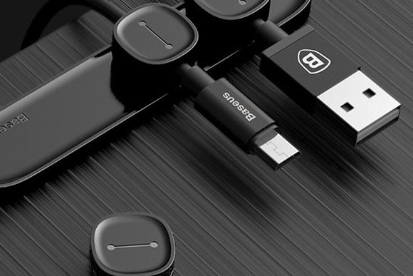 자석타입 케이블 선 정리 클립_3colors