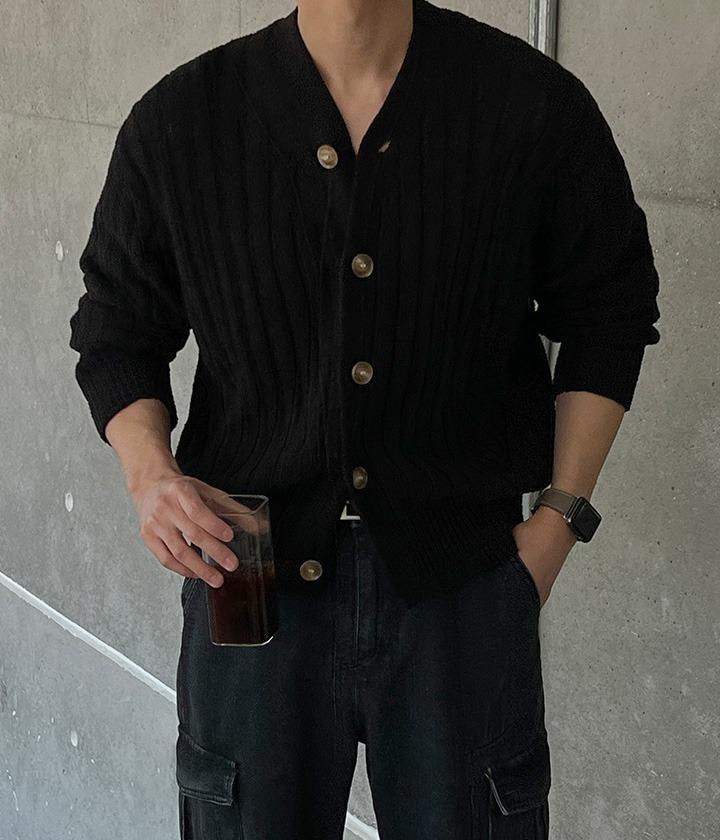 7color 파로 부클 크롭 가디건