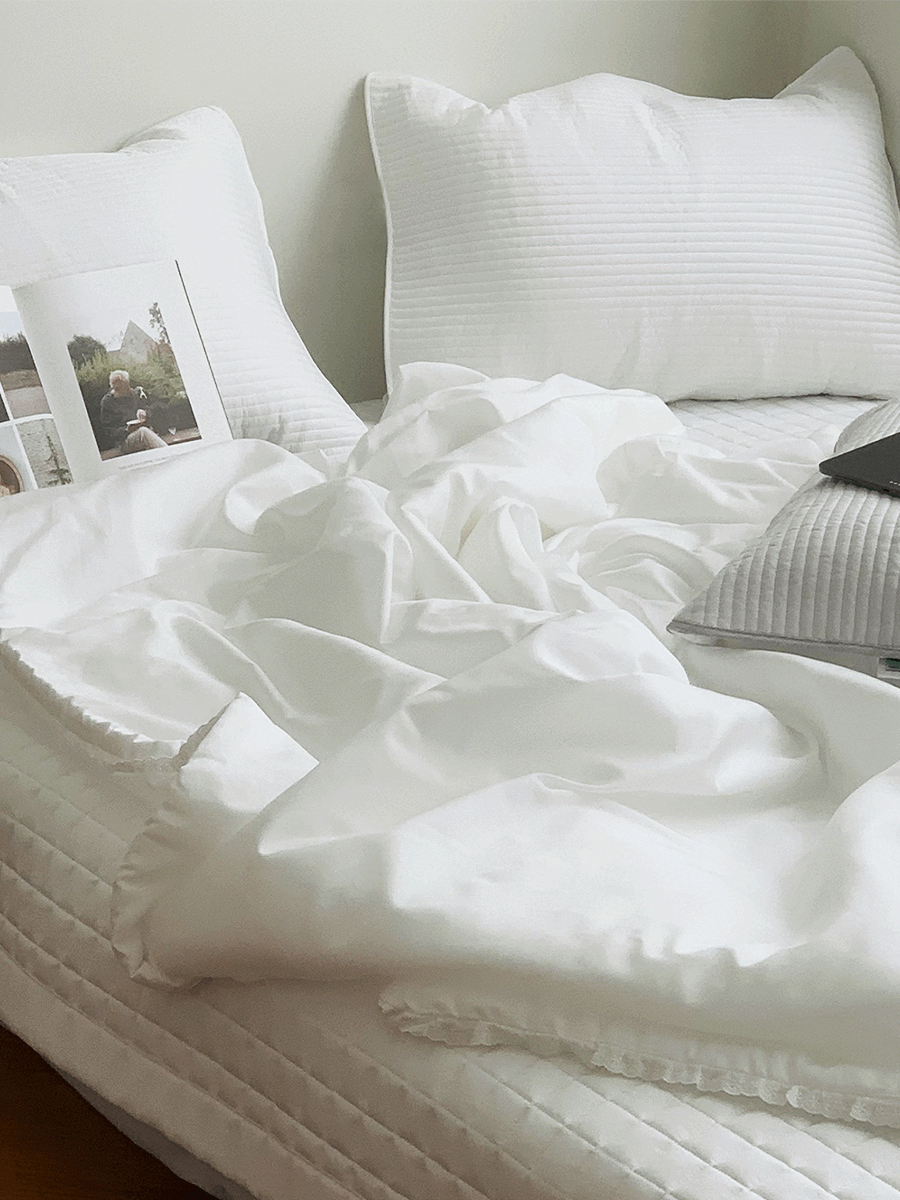 썸머즈 냉감 아이스 차렵이불 - 화이트 (S/Q/K)