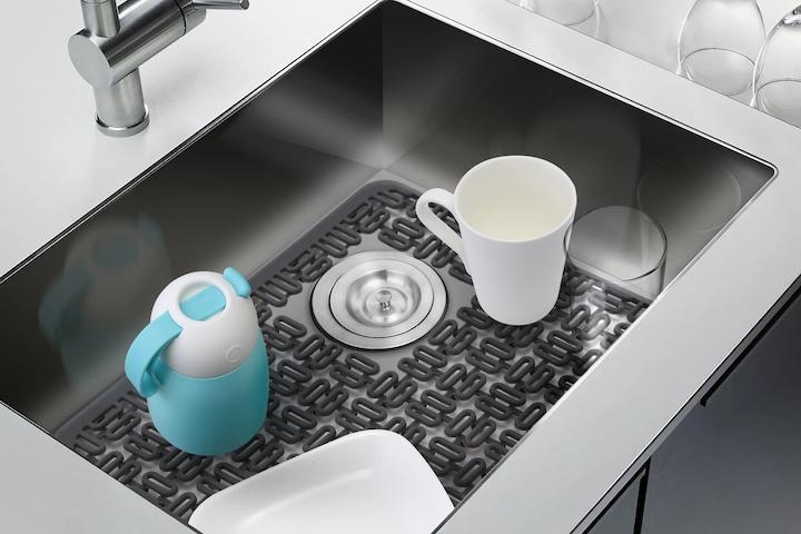 씽크대 보호 실리콘매트 주방싱크대 보호매트 싱크볼 기스 소음 방지