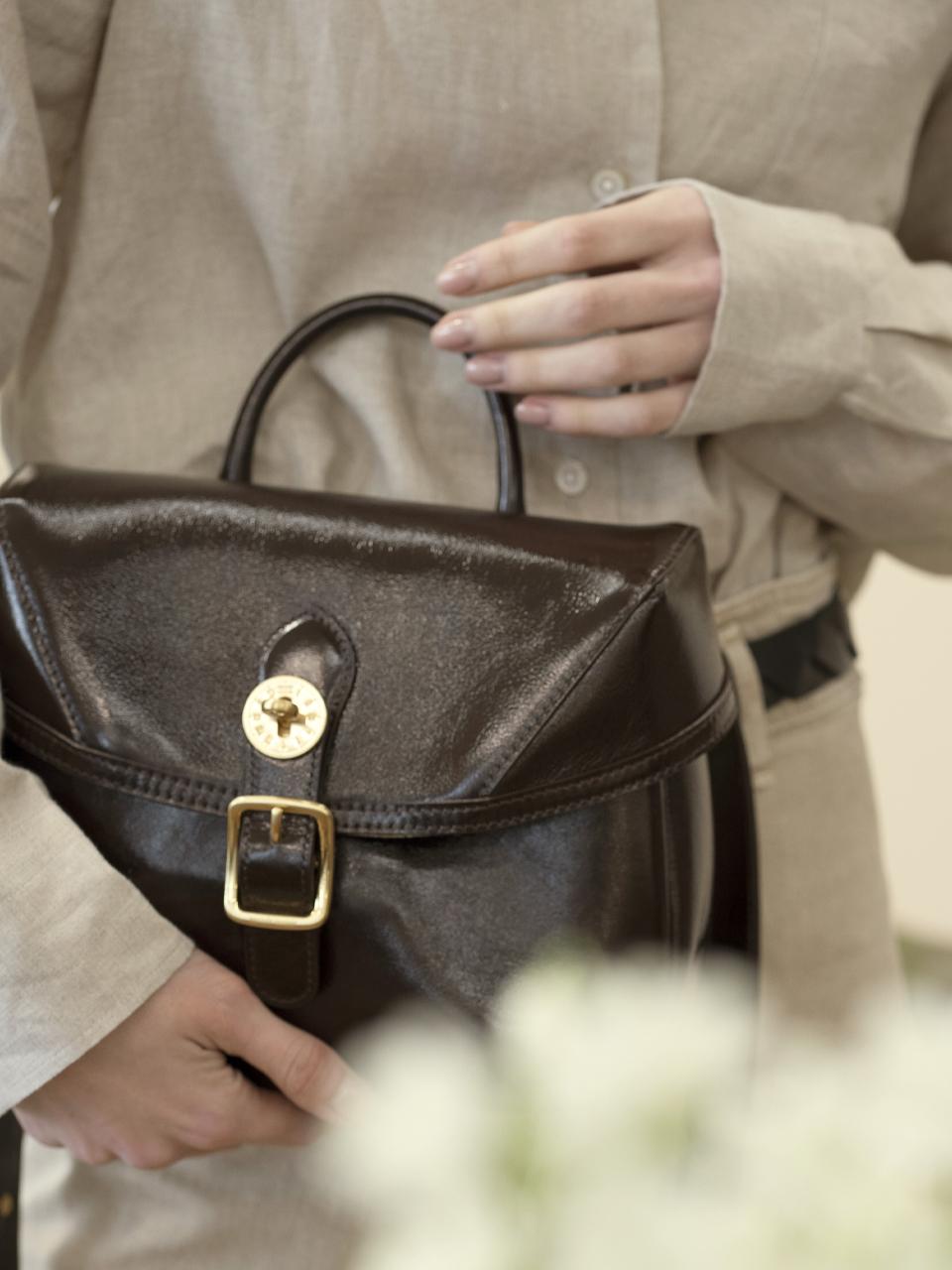 monde marron cross bag_choco brown