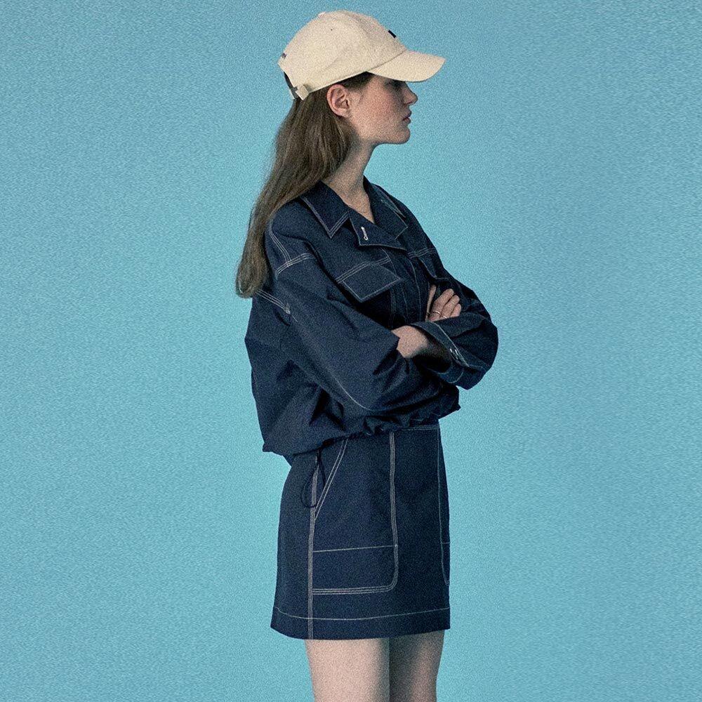 Top Stitch Mini Skirt SW3SS138-24