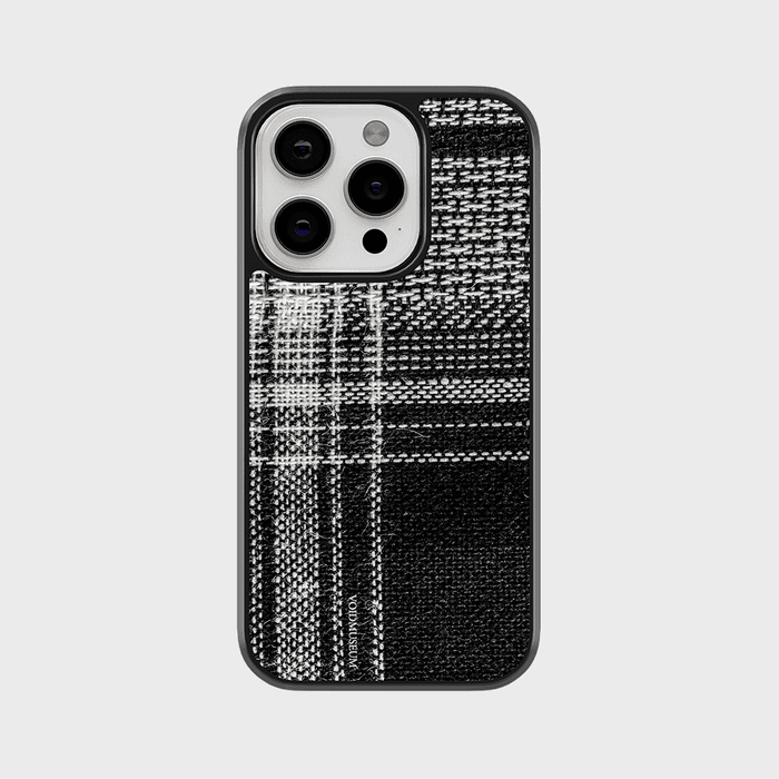 Tweed Denim iPhone Acrylic Bumper Case