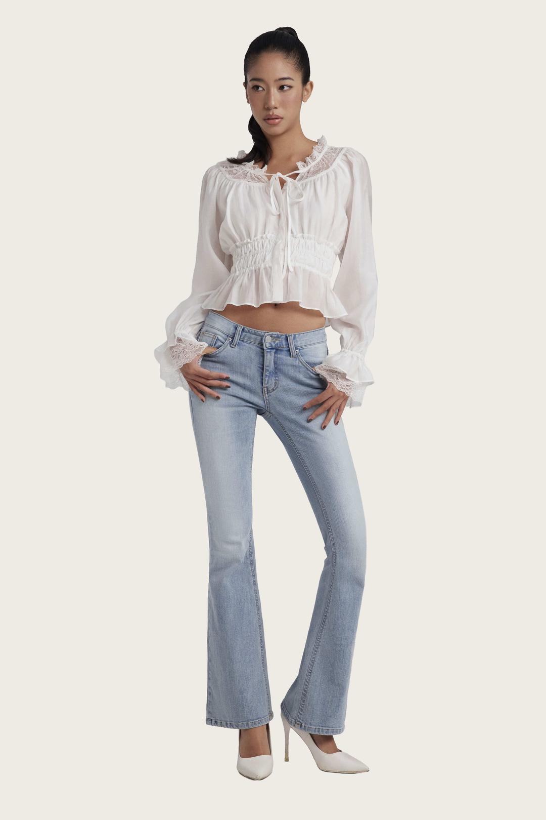 Dear You Lace Blouse, White