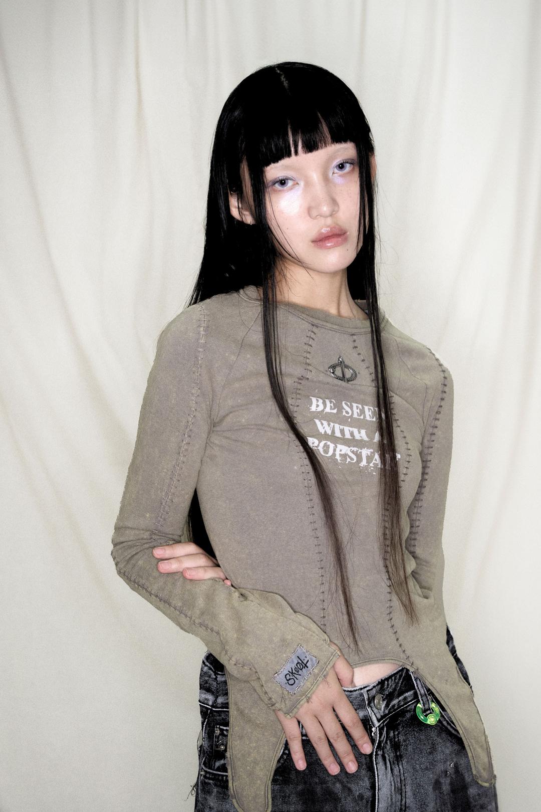 New Fangs Top - Black / S