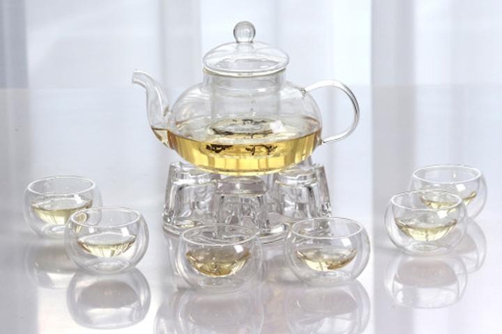 내열 유리 티포트 티팟 티주전자 세트