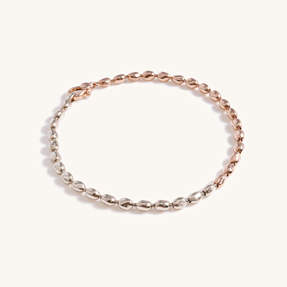 14k18k 미니 페블 볼팔찌 (14k 16cm 기준 4.7g)