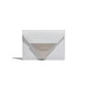 CRINKLE TRIANGLE ACCORDION POCKET D - LIGHT GREY